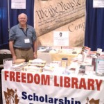 Howard Blitz at the Freedom Library Booth in Bally's at the Freedom Festival 2011 Wide Shot