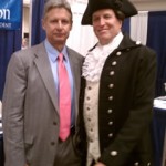 Presidential Candidiate Gary Johnson with Patrick Henry (Michael Oddendino)