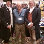 Howard Blitz with Patrick Henry and Thomas Jefferson (Michael Oddendino and Bill Barker)